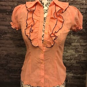 Women’s button down blouse size Petite L.
